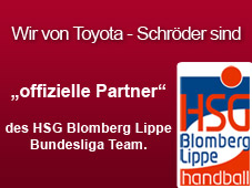 Offizieller Partner von HSG Blomberg Lippe